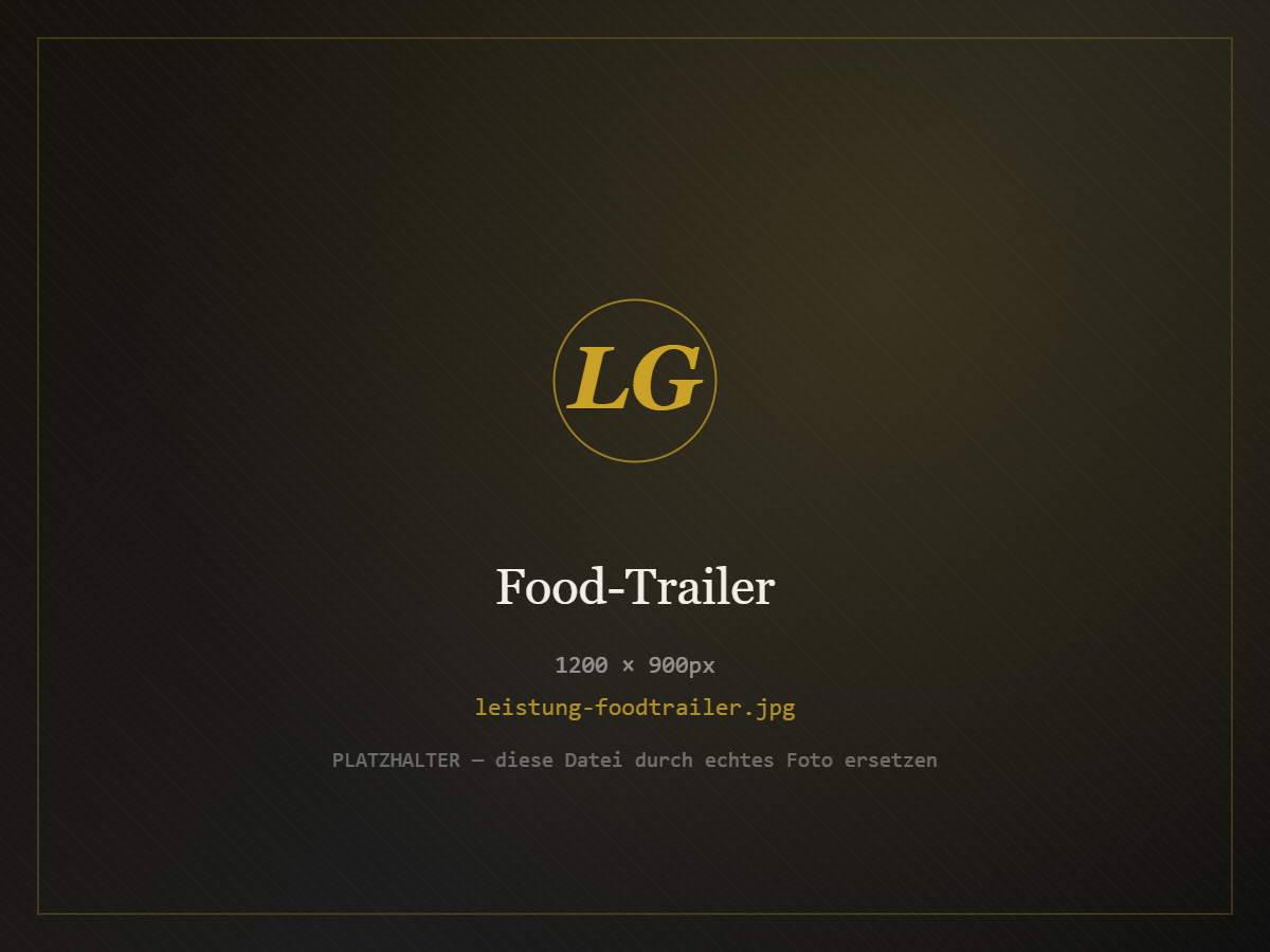 Food-Trailer von Le Gourmet