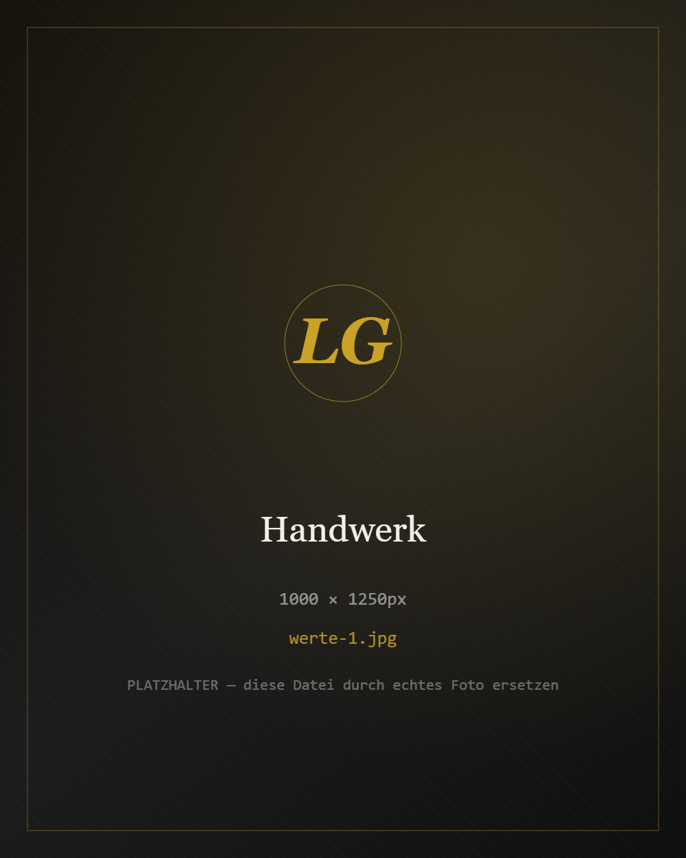 Handwerkliche Zubereitung