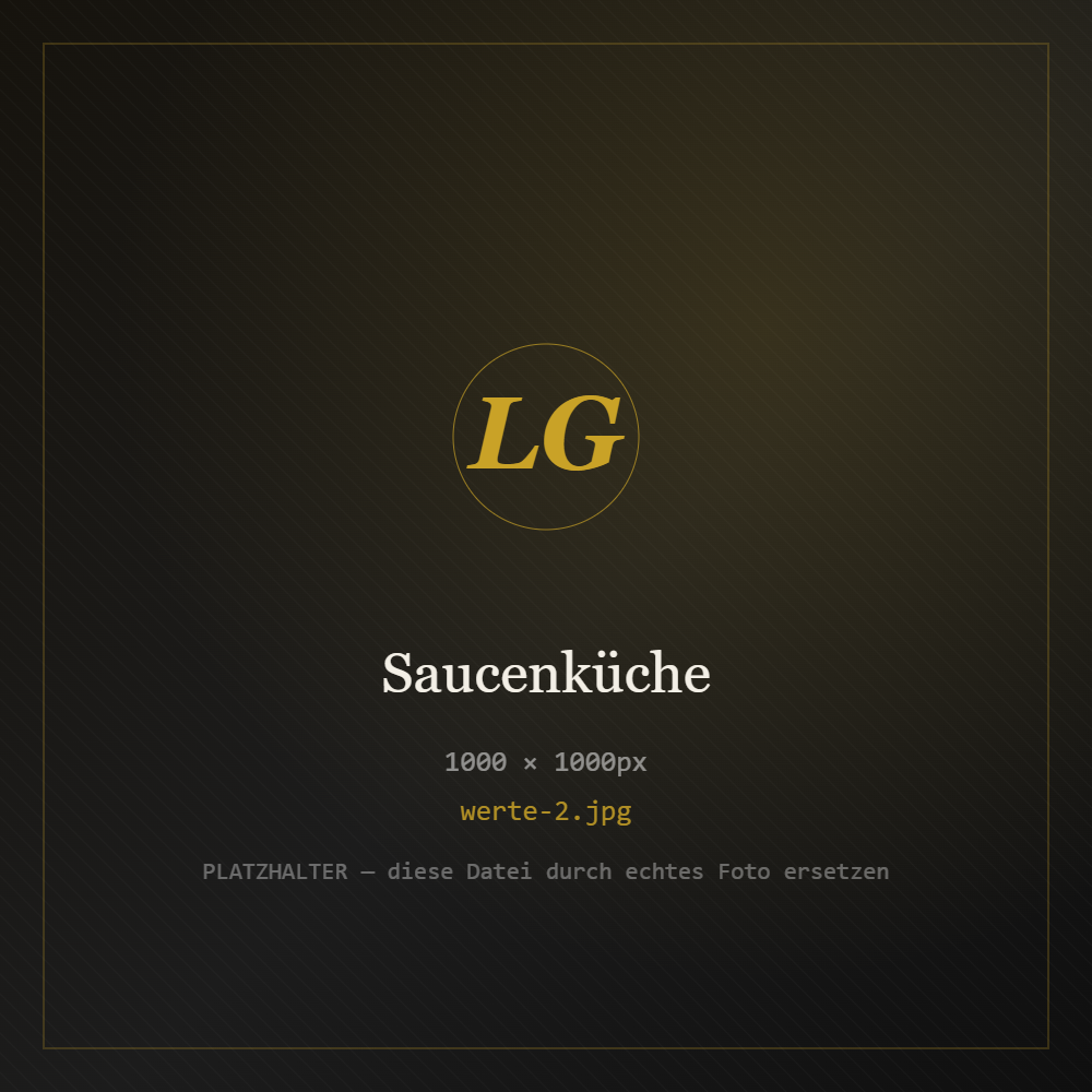 Frische Saucenküche